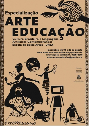 BA: Abertas as inscrições para o Curso de Especialização em Arte Educação: Cultura Brasileira e Linguagens Artísticas Contemporâneas