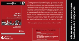 RJ: Lançamento livro:  Artes Cênicas - Teoria e prática no Ensino Fundamental e Médio